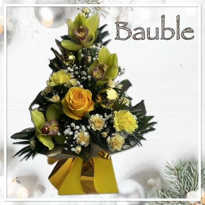 Bauble Christmas Flowers 