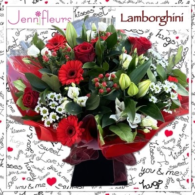 Lamborghini Valentines Flowers Colchester