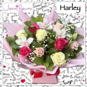 Harley Valentines Flowers